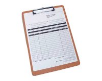 Porte-bloc isorel 23,1 x 33, 2 cm brun - lot de 12