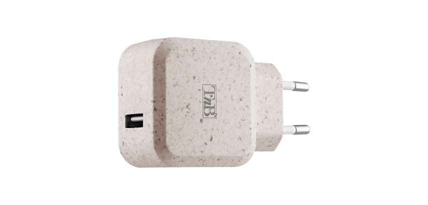 Wall charger 1 USB A eco-design 12W T'nB