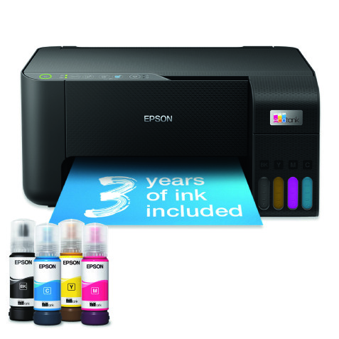 Epson ET-2864 Imprimante Multifonction Wifi 3 en 1 Jet d'encre A4 Couleur