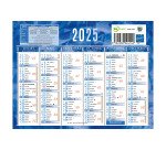 Calendrier semestriel mural année 2026 - 13,5 x 17,5 cm