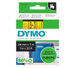 Cinta Dymo D1 Ancho 24 mm x 7 m. Escritura negra