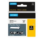 Cinta nylon Dymo Rhino 24 mm 1734524 blanco escritura negra