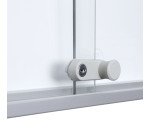 Vitrine d'affichage intérieur fond acier laqué - 21 feuilles