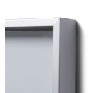 Vitrine d'affichage intérieur fond acier laqué - 21 feuilles