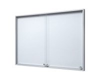 Vitrina de interior fondo acero lacado - 8 hojas