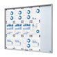 Vitrine d'affichage intérieur Slim avec porte coulissante aluminium