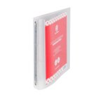 Classeur 4 anneaux plastifié Bruneau personnalisable A4 - Dos 4 cm couleurs assorties translucides