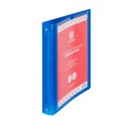 Classeur 4 anneaux plastifié Bruneau personnalisable A4 - Dos 4 cm couleurs assorties translucides