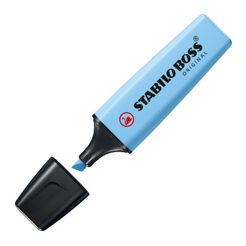 Subrayador Stabilo Boss Fluorescente Stabilo Boss azul cielo