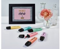 Surligneur Stabilo Boss Original couleurs pastel assorties - Etui de 8