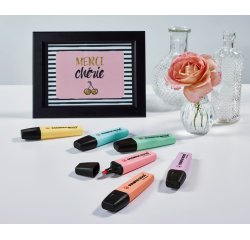 Subrayador fluorescente STABILO Boss Original colores pastel surtidos - Estuche de 8