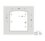 Sèche-mains automatique Tornade JVD 2000 watts