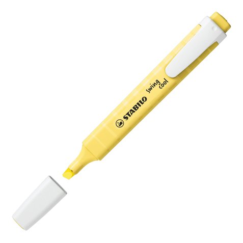 Surligneur Stabilo Swing Cool Pastel Edition crème de jaune