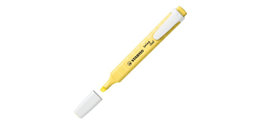 Textmarker STABILO Swing Cool Pastel Edition, milky yellow