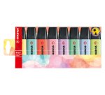 Surligneur Stabilo Boss Original couleurs pastel assorties - Etui de 8