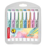 Markeerstift STABILO Swing cool 275/8 pastel assorti etui à 8 stuks