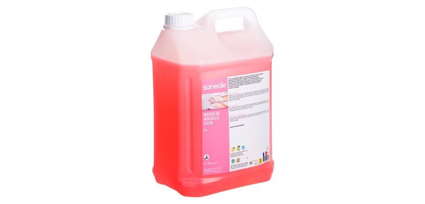 Savon mousse de Marseille Fleur Saneole- Bidon de 5 L