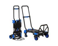 Diable chariot aluminium pliant 2 en 1 - Charge 68 kg