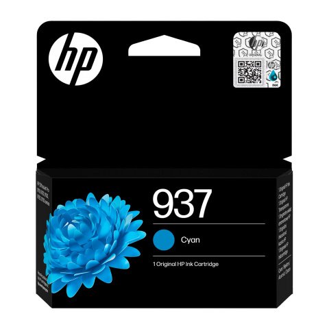 HP 937 cartucho original cian (800 páginas)