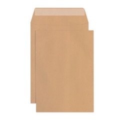 Sobres kraft marrón 100% reciclado 162 x 229 mm 90g sin ventana Forever Clairefontaine - Caja de 500