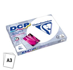 Papier A3 wit 90 g Clairefontaine DCP - riem van 500 vellen