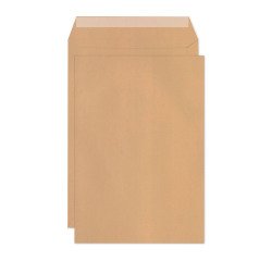 Sobres kraft marrón 100% reciclado 229x324 mm 90g sin ventana Forever Clairefontaine - Caja de 250
