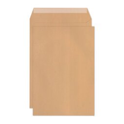 Pochette kraft brun 100% recyclé 229x324 mm 90g sans fenêtre Forever Clairefontaine - Boite de 250