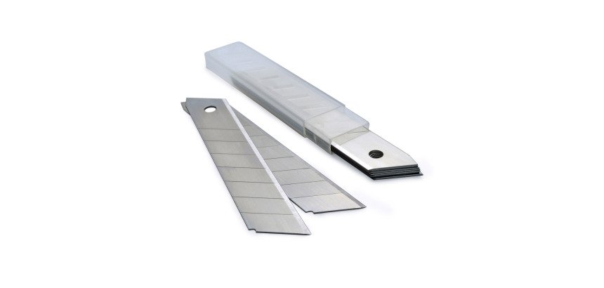 Lame standard pour cutter de bureau 18 mm Rapesco - Etui 10