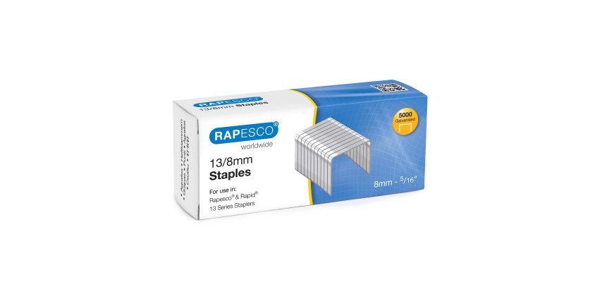 Staples Rapesco galvanized for staple gun 13/8 - Box 5000