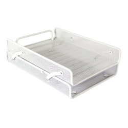 Corbeille à courrier Pierre-Henry Mesh couleur - blanc