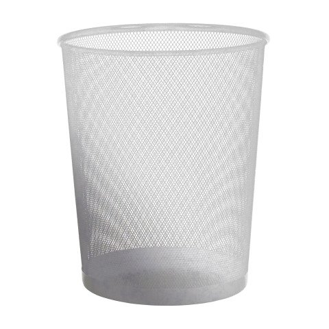 Papelera metálica Pierre-Henry Mesh de 19 L blanco