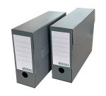 Boîte archives polypropylène Extendos  - Dos 10 cm - Grise