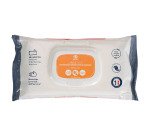 Lingettes nettoyantes désinfectantes surfaces Bruneau citron - Paquet de 50