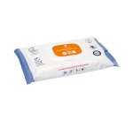 Lingettes nettoyantes désinfectantes surfaces Bruneau citron - Paquet de 50