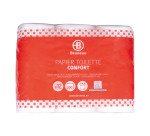 Carta igienica Bruneau in pura cellulosa a 2 veli - 200 strappi - 12 rotoli