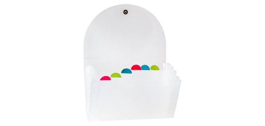 Trieur valisette polypropylène Bruneau 7 onglets