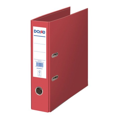 Archivador Folio Dohe Ecofile 0% plásticos color rojo