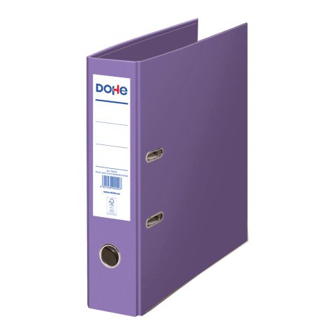 Archivador Folio Dohe Ecofile 0% plásticos color lila pastel