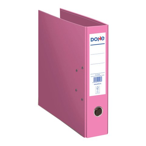 Archivador Folio Dohe Ecofile 0% plásticos color rosa pastel