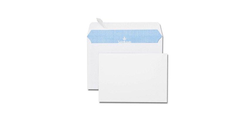 Paquet de 20 cartes de visite  Saint-Louis 105 x 148 mm et 20 enveloppes