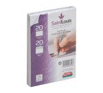 Paquet de 20 cartes de visite  Saint-Louis 105 x 148 mm et 20 enveloppes