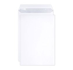 Pochette velin blanc 229 x 324 mm Clairefontaine 90 g sans fenêtre - Boite de 250