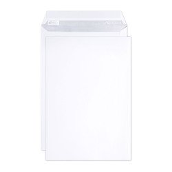 Pochette velin blanc 229 x 324 mm Clairefontaine 90 g sans fenêtre - Boite de 250
