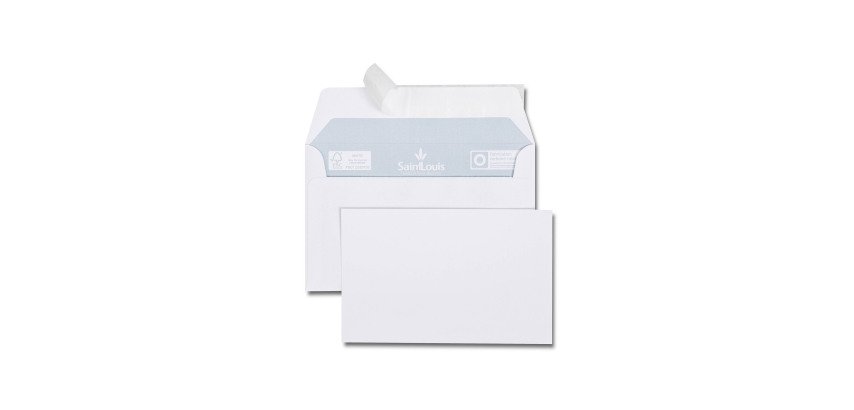 Pack of 20 business cards Saint-Louis 82 x 128 mm and 20 envelopes