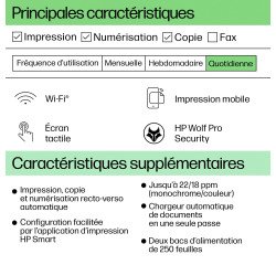 Imprimante Multifonction jet d'encre 3 en 1 A3 HP 9730E