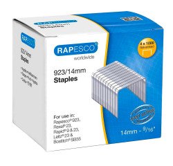 Grapas Rapesco galvanizadas 923/14 - Caja 4000