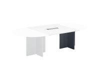 Prolunga L 120 x P 120 cm per tavolo modulare con top Access integrato gambe a croce Excellens