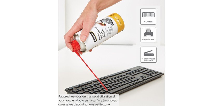 Aérosol dépoussiérant toutes positions 200 ml Fellowes