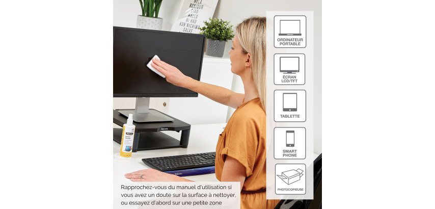 Spray nettoyant pour écran 250 ml Fellowes