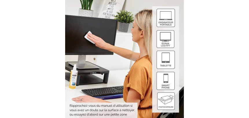 Spray nettoyant pour écran 250 ml Fellowes